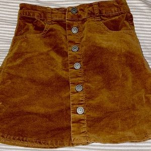 Brandy Melville brown suede mini skirt size 0